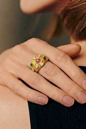 Arvino Textured Band Ring 