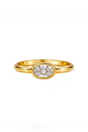 Arvino Zircon Baguette Ring 