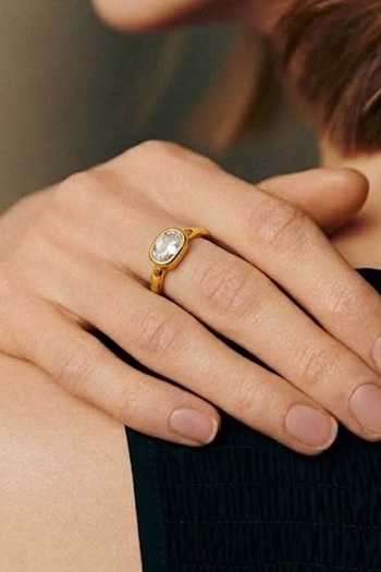 Arvino Zircon Baguette Ring 