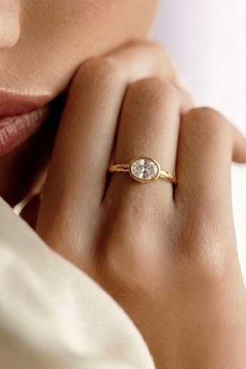 Buy Arvino Gold Plated Zircon Baguette Ring Online at Aza Fashions Buy_Arvino_Gold Plated Zircon Baguette Ring _Online_at_Aza_Fashions