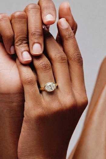 Shop Arvino Gold Plated Zircon Baguette Ring Online at Aza Fashions Shop_Arvino_Gold Plated Zircon Baguette Ring _Online_at_Aza_Fashions