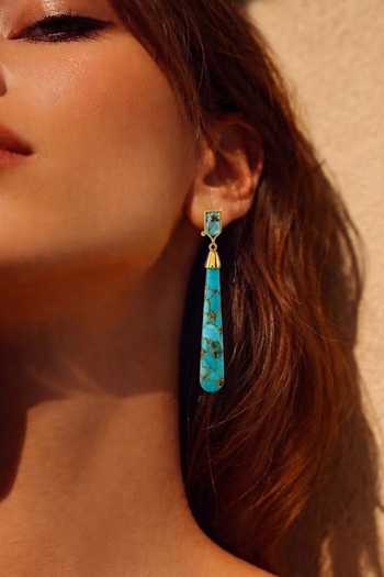 Buy Arvino Blue London Topaz Drop Earrings Online at Aza Fashions Buy_Arvino_Blue London Topaz Drop Earrings _Online_at_Aza_Fashions