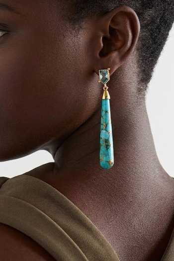 Arvino Blue London Topaz Drop Earrings at Aza Fashions Arvino_Blue London Topaz Drop Earrings _at_Aza_Fashions
