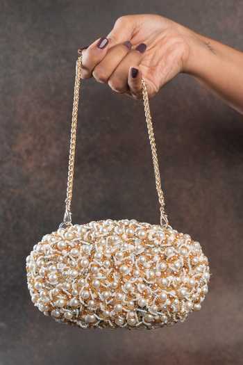 Nayaab By Sonia Pearl Radiance Clutch