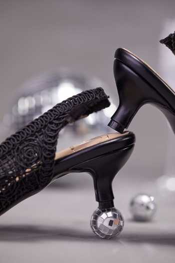 House of Vian Black Elara Pumps Online at Aza Fashions House of Vian_Black Elara Pumps _Online_at_Aza_Fashions