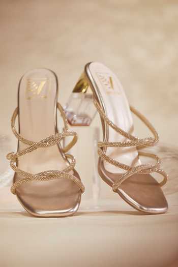 House of Vian Elise Stone Embellished Heels