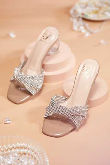 House of Vian Sasha Stone Embellished Heels