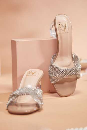 House of Vian Sasha Stone Embellished Heels