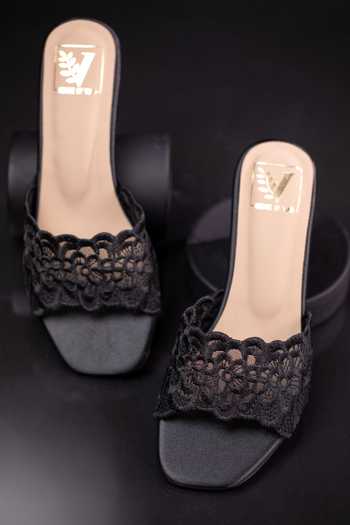 House of Vian Rosalie Black Heels