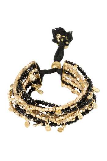 House Of Tuhina Gamya Multi Strand Adjustable Bracelet