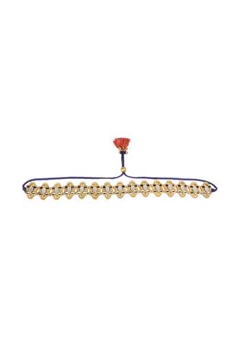 House Of Tuhina Gold Plated Payoja Embellished Choker Necklace Online at Aza Fashions House Of Tuhina_Gold Plated Payoja Embellished Choker Necklace _Online_at_Aza_Fashions
