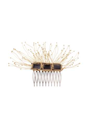House Of Tuhina Coral Hair Bun Comb
