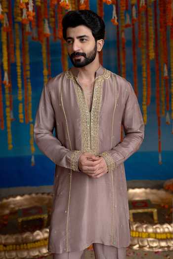Mint Blush Healther Embellished Kurta Set 