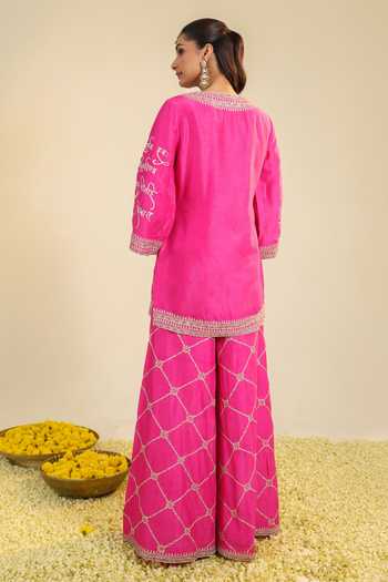 Roohbyridhimaa Pink Mehrban Kurta Set 