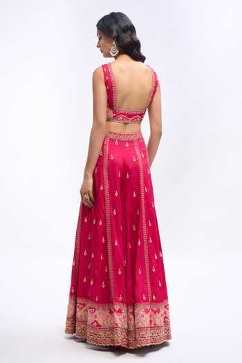 Aariyana Couture Floral Embroidered Sharara Set 