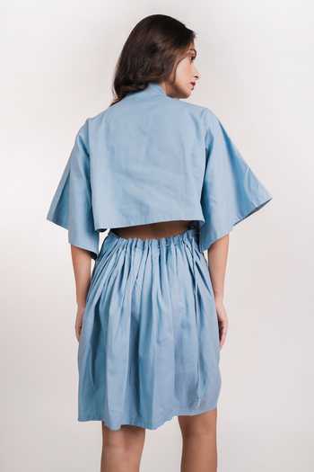 9899 Loose Open Back Dress 