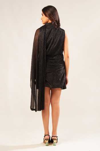 9899 Moonlight Draped Dress 