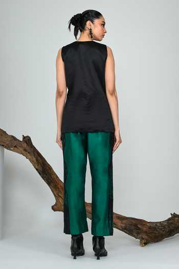 The Dramebaaz CO Cipher Silk Waistcoat 