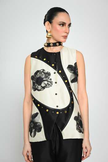The Dramebaaz CO Dahlia Dust Waistcoat 