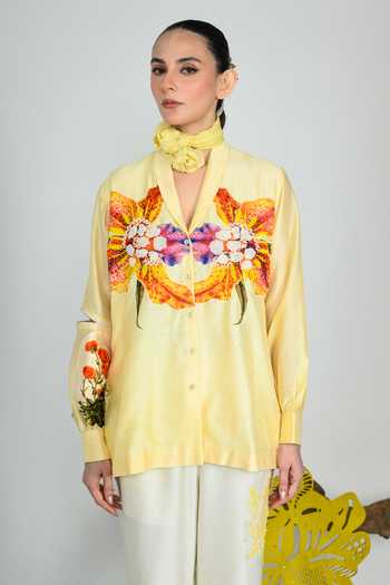 The Dramebaaz CO Sunstorm Silk Shirt