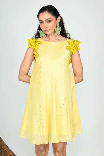 The Dramebaaz CO Morning Glory Bias Dress 