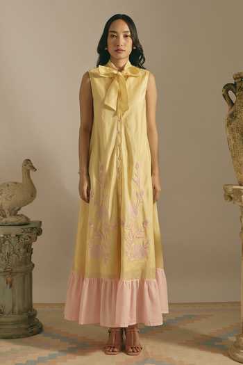 Shimona Mango Mirage Applique Work Dress 