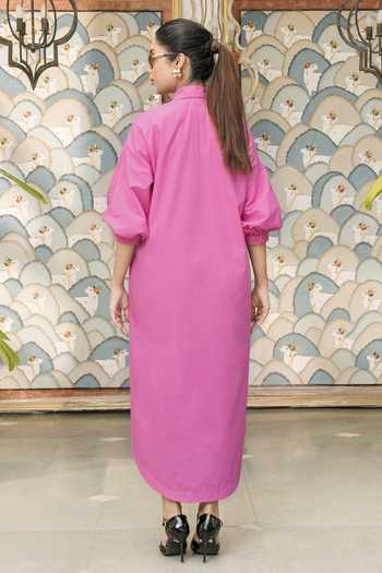 BAHAARA BY DIVYA NARULA Primrose Long Shirt Dress 