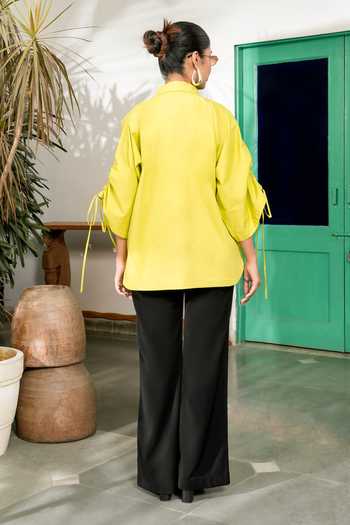 BAHAARA BY DIVYA NARULA Juniper Drawstring Shirt 