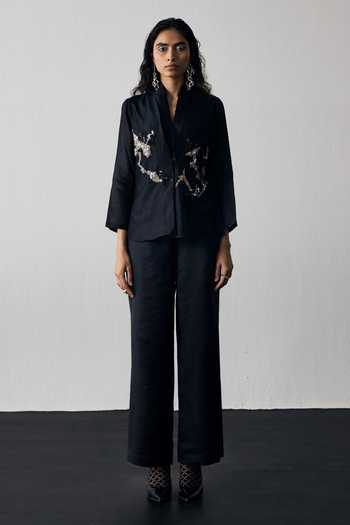 Notsosure Abstract Motif Shirt & Pant Set 