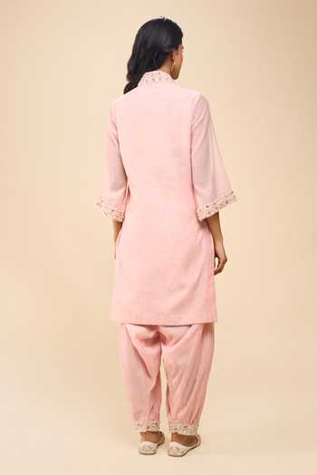 Samyukta Singhania Embroidered Chanderi Kurta & Salwar Set