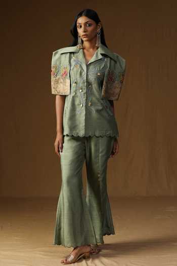 Arpita Sulakshana Chitra Pista Noor Shirt & Pant Set 