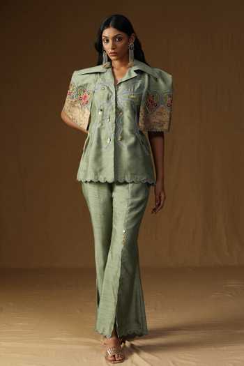 Arpita Sulakshana Chitra Pista Noor Shirt & Pant Set 