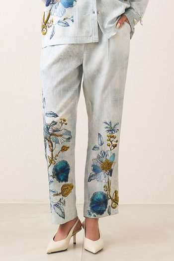 Buy RANNA GILL Multi Color Tencel, Twill Button-down Neck Rose Print Shirt And Pant Set Online at Aza Fashions Buy_RANNA GILL_Multi Color Tencel, Twill Button-down Neck Rose Print Shirt And Pant Set _Online_at_Aza_Fashions