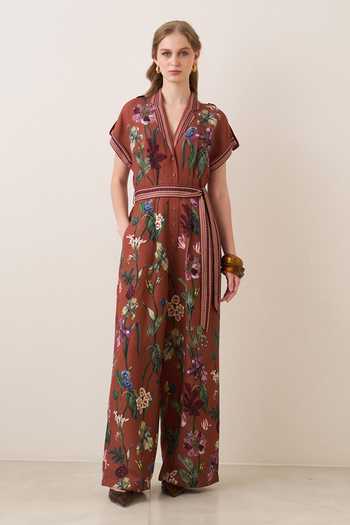 RANNA GILL Veda Collared Jumpsuit