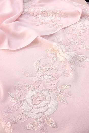 Buy Mauli Cashmere Ivory Imperial Rose Embroidered Stole Online at Aza Fashions Buy_Mauli Cashmere_Ivory Imperial Rose Embroidered Stole _Online_at_Aza_Fashions