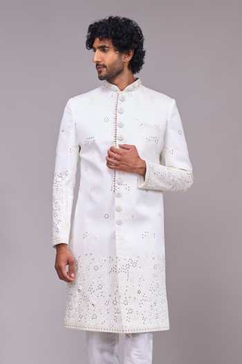 Arihant Rai Sinha Embroidered Sherwani & Pant Set 