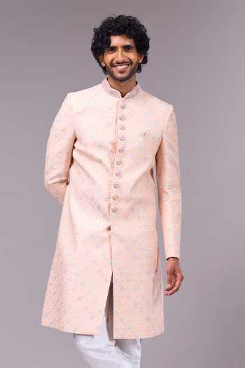 Arihant Rai Sinha Embroidered Sherwani & Pant Set 