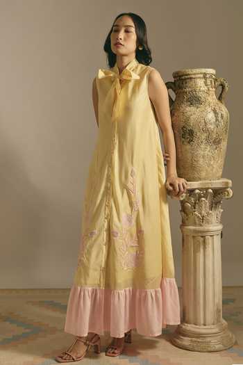 Shimona Mango Mirage Applique Work Dress 