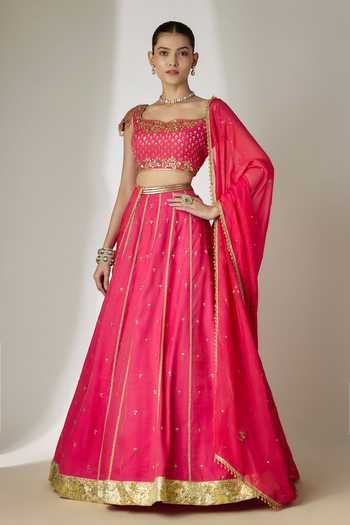 Essay By Sumedha Agrawal Embroidered Lehenga Set 