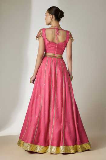 Essay By Sumedha Agrawal Hand Embroidered Lehenga Set 