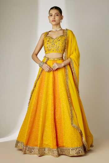 Essay By Sumedha Agrawal Hand Embroidered Lehenga Set 