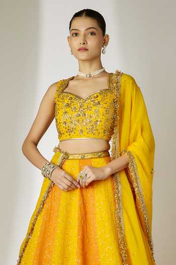 Essay By Sumedha Agrawal Hand Embroidered Lehenga Set 
