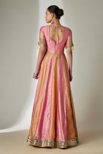 Essay By Sumedha Agrawal Hand Embroidered Anarkali Set 