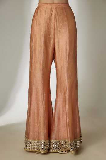 Buy Essay By Sumedha Agrawal Orange Silk, Tissue Halter Neck, Yes Embroidered Kurta Sharara Set Online at Aza Fashions Buy_Essay By Sumedha Agrawal_Orange Silk, Tissue Halter Neck, Yes Embroidered Kurta Sharara Set _Online_at_Aza_Fashions