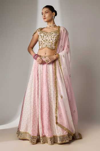 Essay By Sumedha Agrawal Hand Embroidered Lehenga Set 