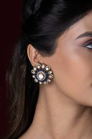 Joules by Radhika Saisha Embellished Stud Earrings