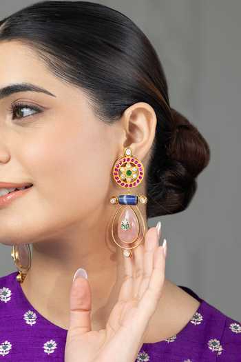 Joules by Radhika Naika Embellished Earrings 