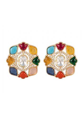 Joules by Radhika Nayeli Embellished Stud Earrings