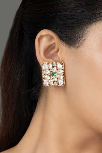 Joules by Radhika Ruvaya Embellished Stud Earrings