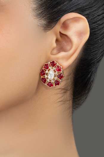Joules by Radhika Aayana Embellished Stud Earrings